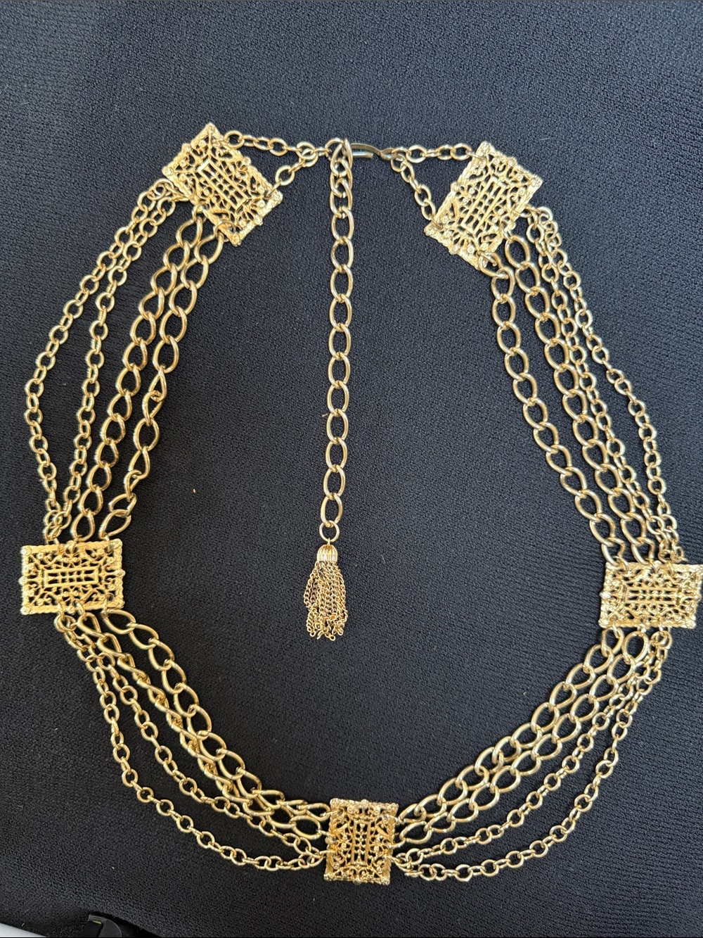 Vintage Gold Chain Belt